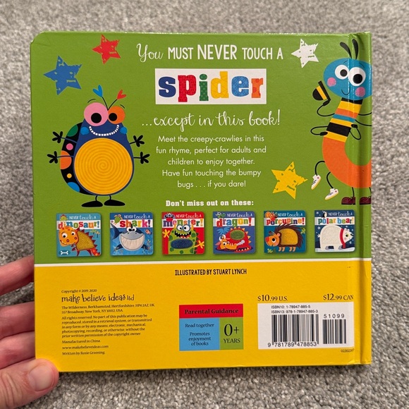 Never Touch a Spider Children's Book - Picture 2 of 2